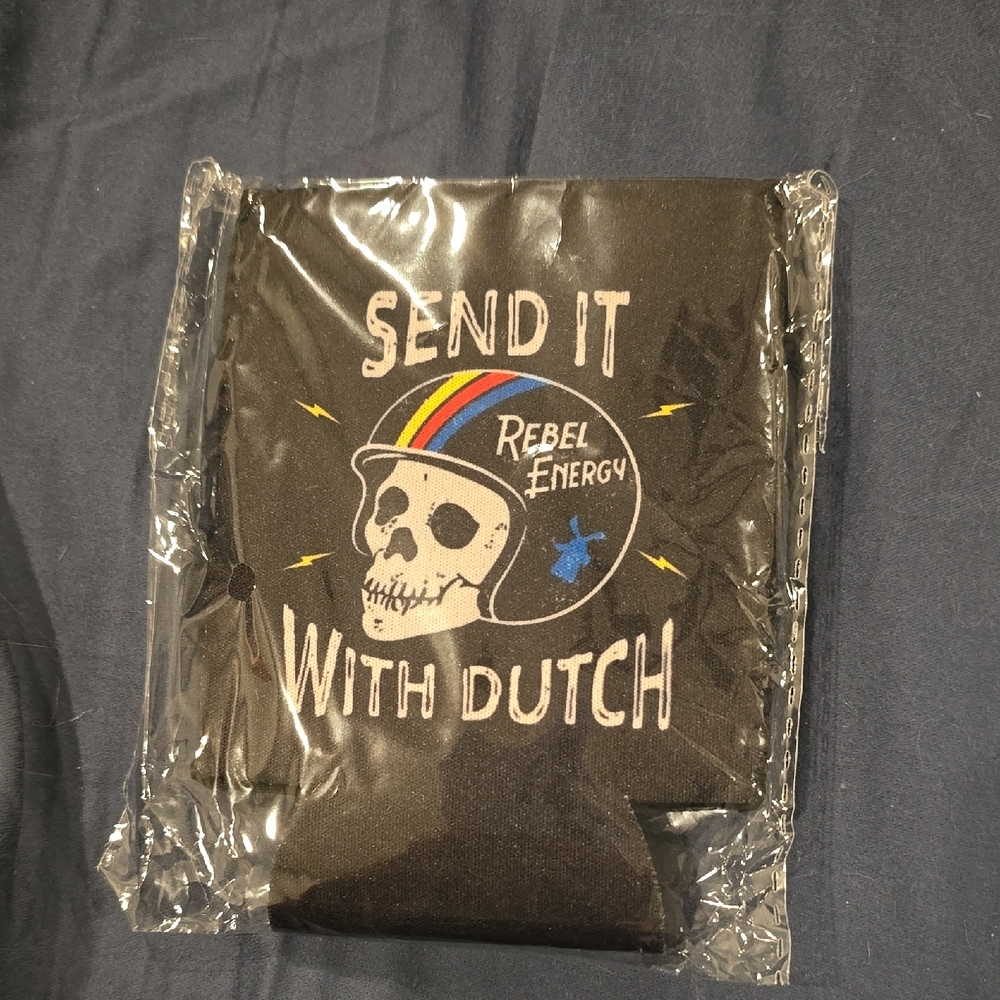 Dutch Bros Black 'Rebel Energy' Drink Cozy